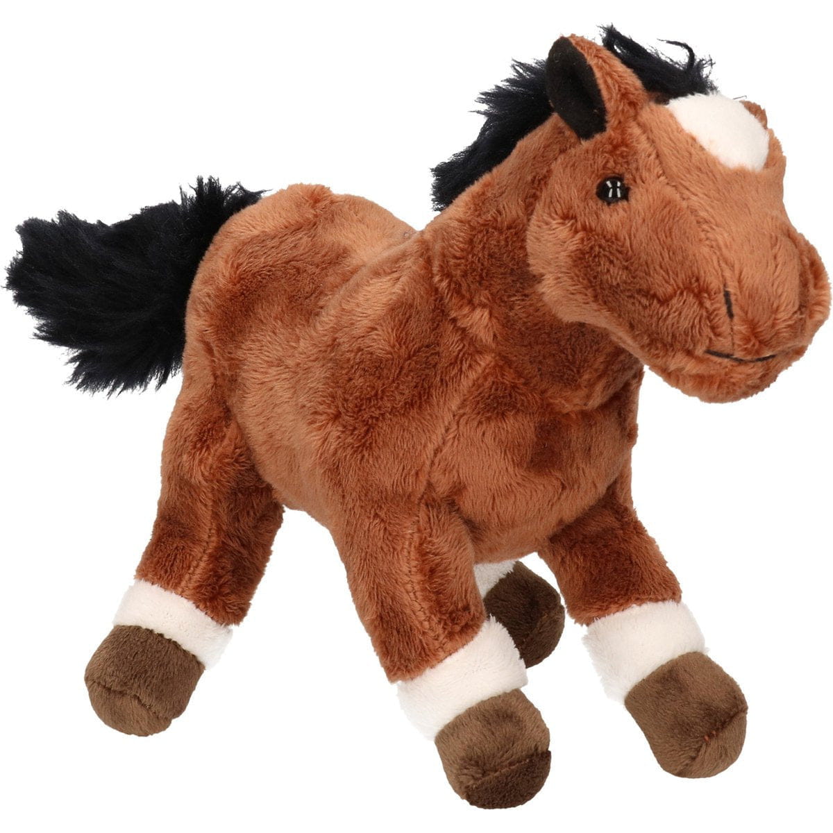 Cornelissen bruine paardenknuffel - pluche - 24 cm - boerderij - Pluchen speelgoed
