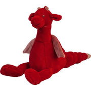 Happy Horse Draak Tine knuffel - rood - 24 cm - pluche - babyknuffel - kraamcadeau - Pluchen speelgoed