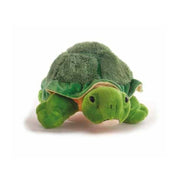 Inware pluche schildpad knuffel - groen - staand - 27 cm - Pluchen speelgoed