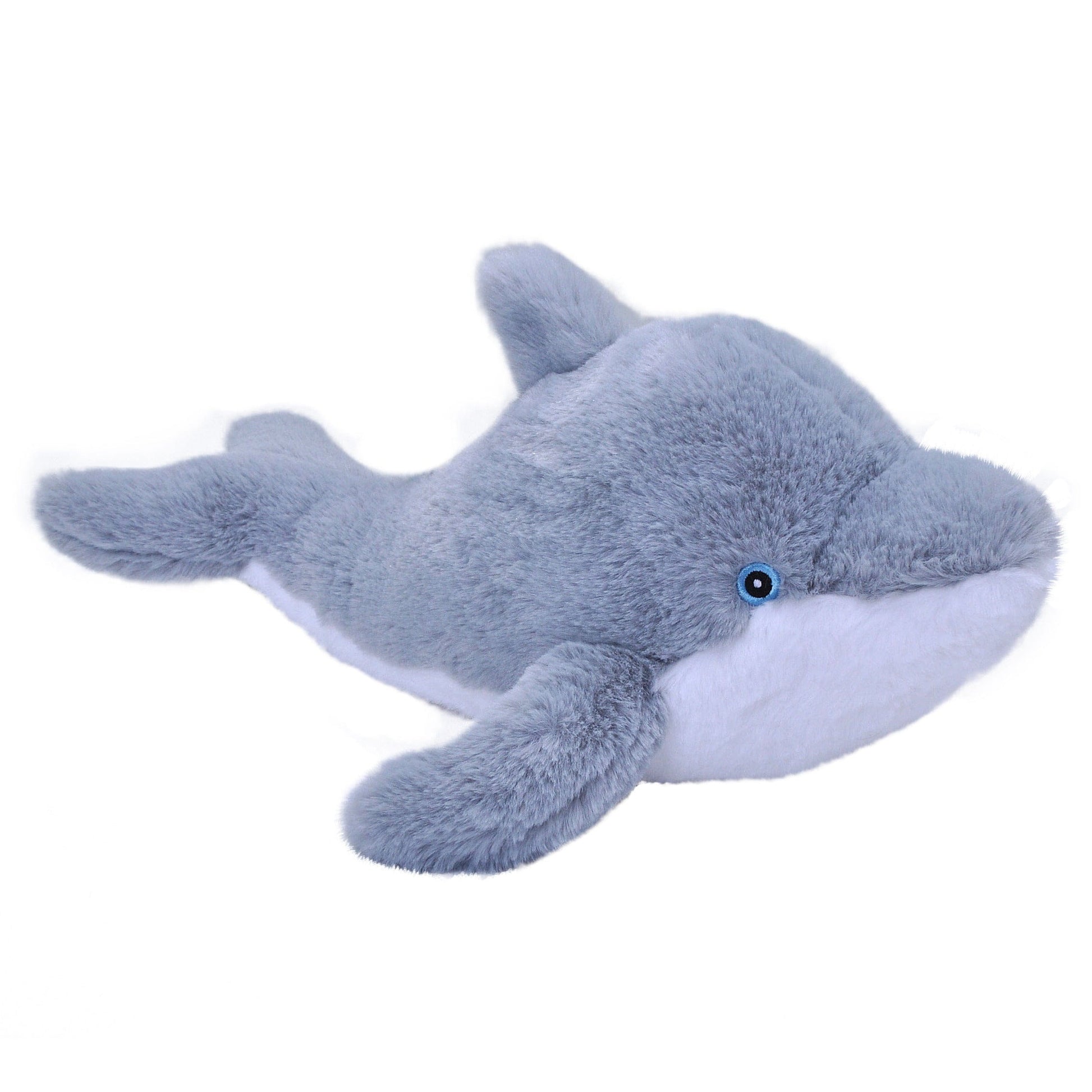 Wild Republic dolfijn knuffel - grijs - 30 cm - pluche - eco-kins - Pluchen speelgoed