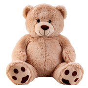 Teddy beer knuffel - zachte pluche - 64 cm zittend - 100 cm staand - Pluchen speelgoed