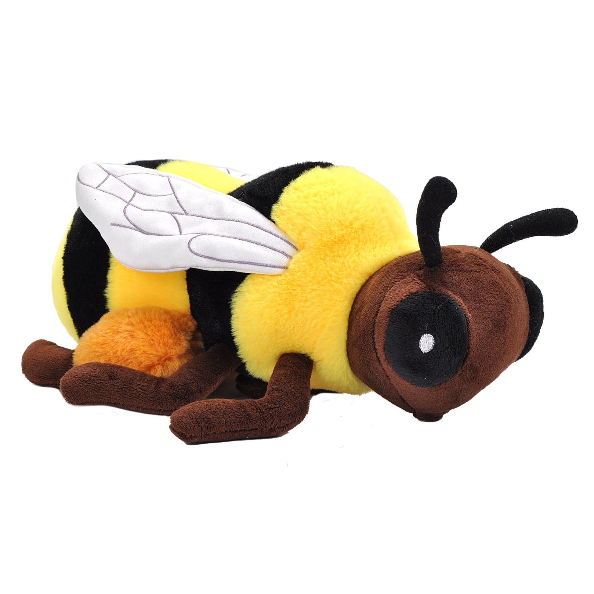 pluche-knuffel-dieren-ecokins-honingbij-zwart-geel-30-cm_10331012