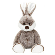 MBW pluche konijn - bruin - knuffel - 22 cm - boerderijdier - Pluchen speelgoed