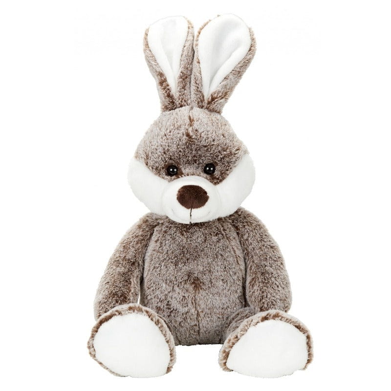 MBW pluche konijn - bruin - knuffel - 22 cm - boerderijdier - Pluchen speelgoed
