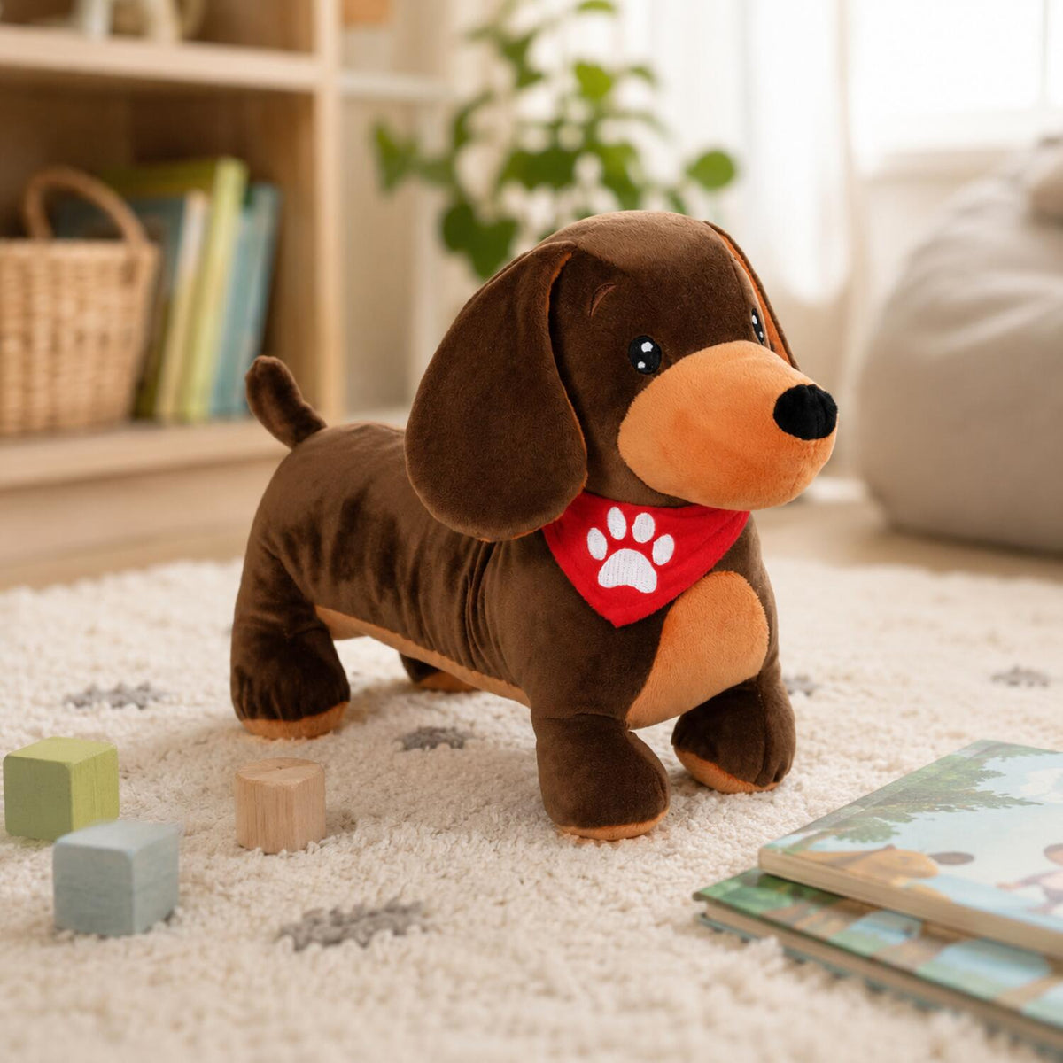 pluche-teckel-hond-knuffel-bruin-35-cm-dieren-knuffels-huisdieren-honden_10503018-6