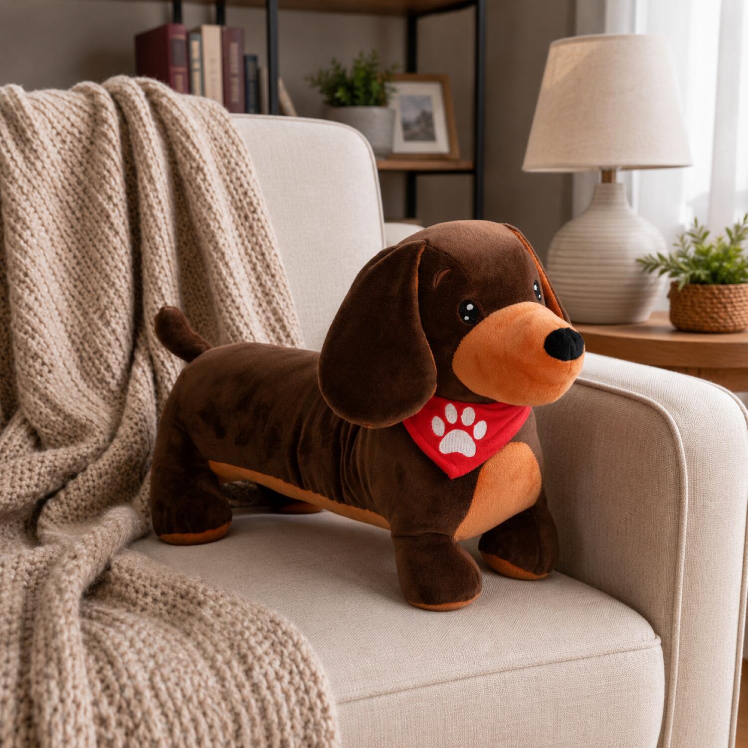 pluche-teckel-hond-knuffel-bruin-50-cm-dieren-knuffels-huisdieren-honden_10503020-4