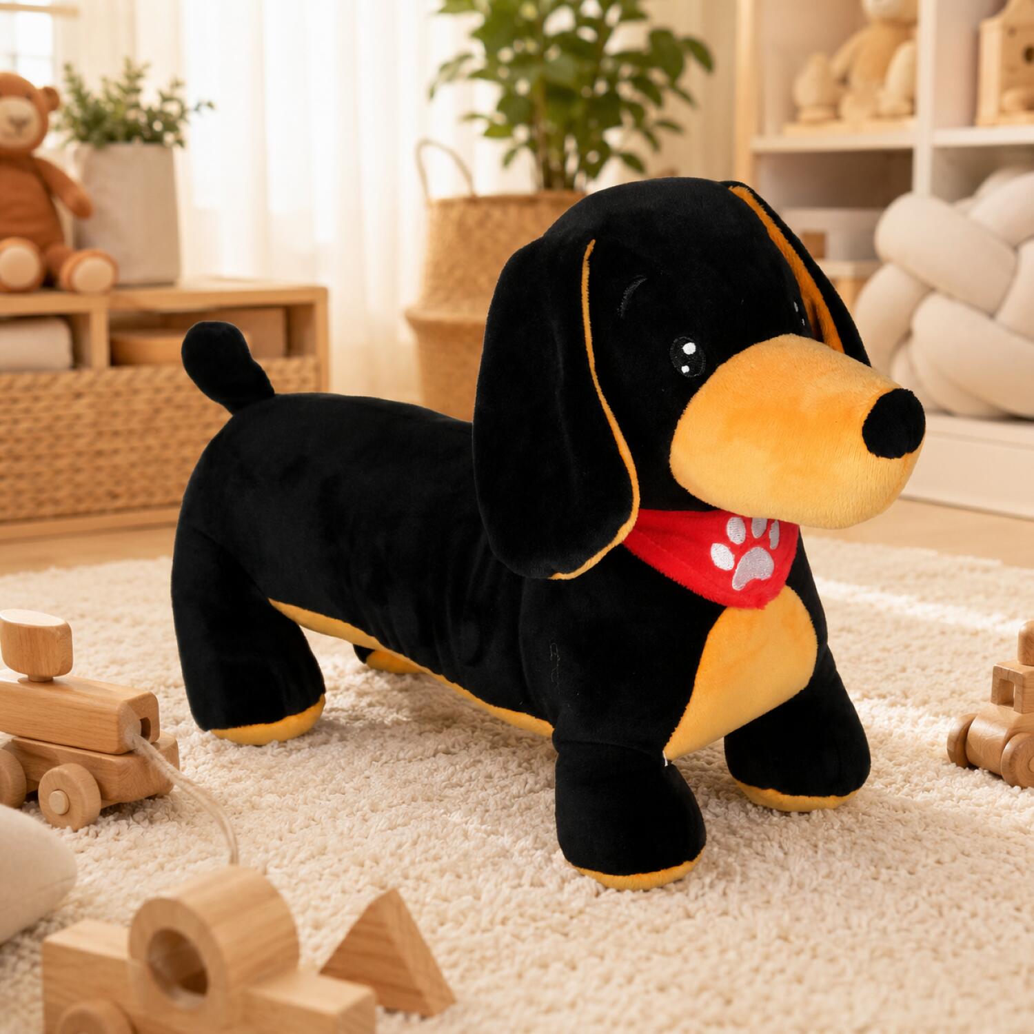 pluche-teckel-hond-knuffel-zwart-60-cm-dieren-knuffels-huisdieren-honden_10503021-3