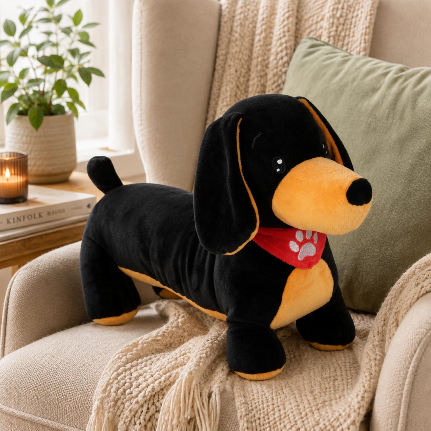 pluche-teckel-hond-knuffel-zwart-60-cm-dieren-knuffels-huisdieren-honden_10503021-4