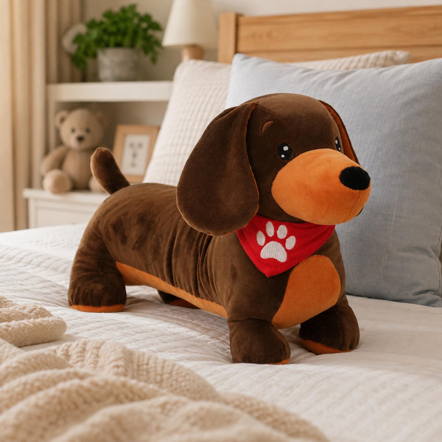 pluche-teckel-hond-knuffel-bruin-60-cm-dieren-knuffels-huisdieren-honden_10503022-3