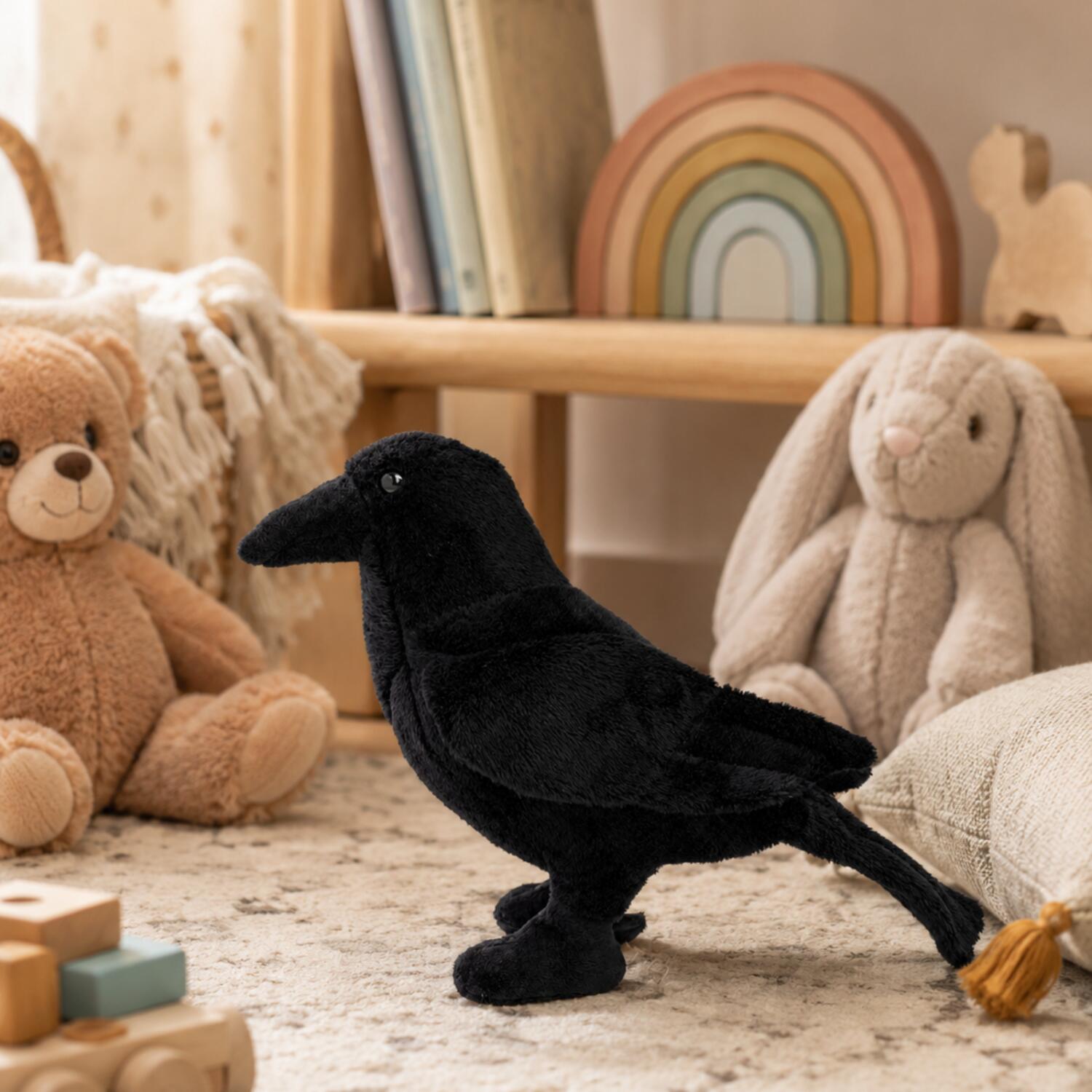 pluche-kraai-raaf-knuffel-18-cm-zwart-vogel_10114025-3