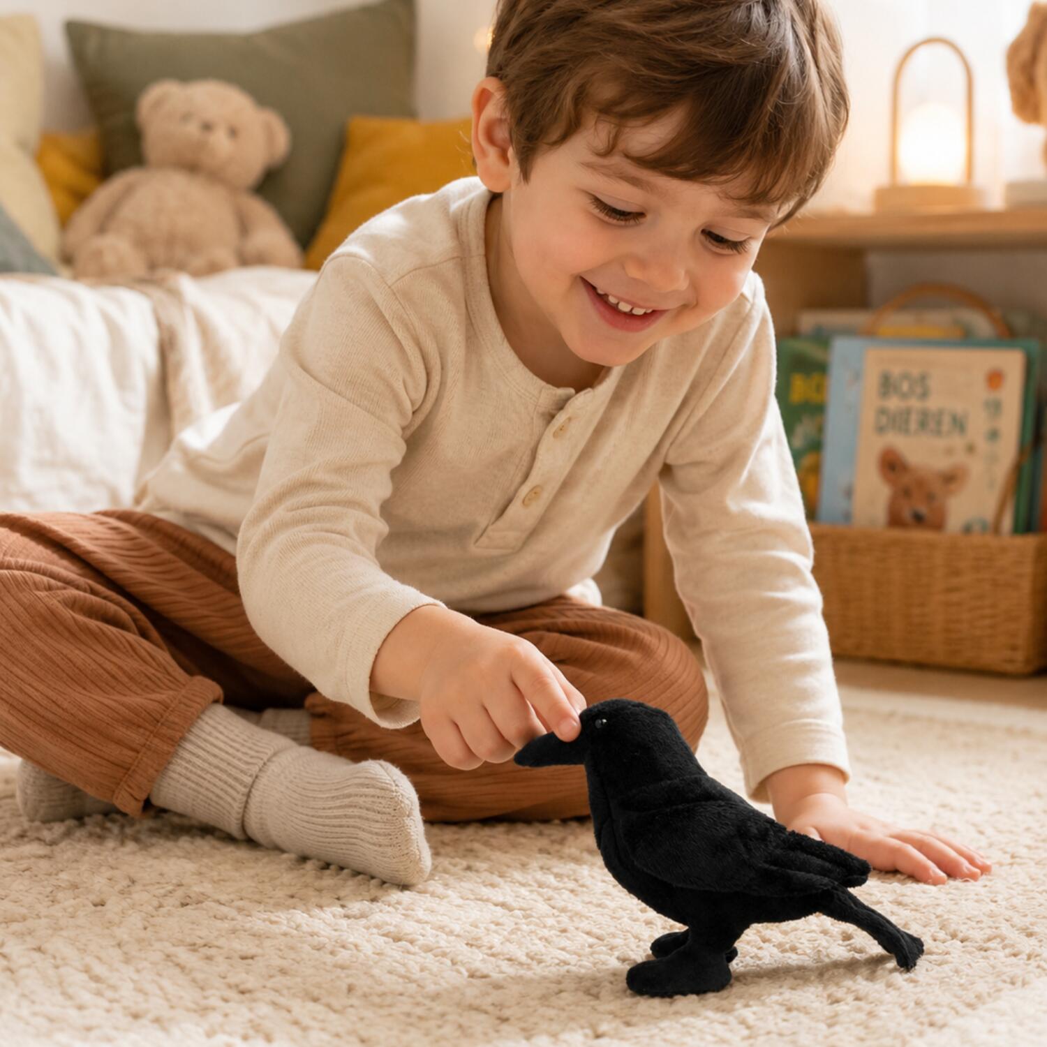 pluche-kraai-raaf-knuffel-18-cm-zwart-vogel_10114025-4