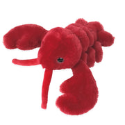 Inware kreeft knuffel - pluche - rood - 18 cm - zeedieren - Pluchen speelgoed
