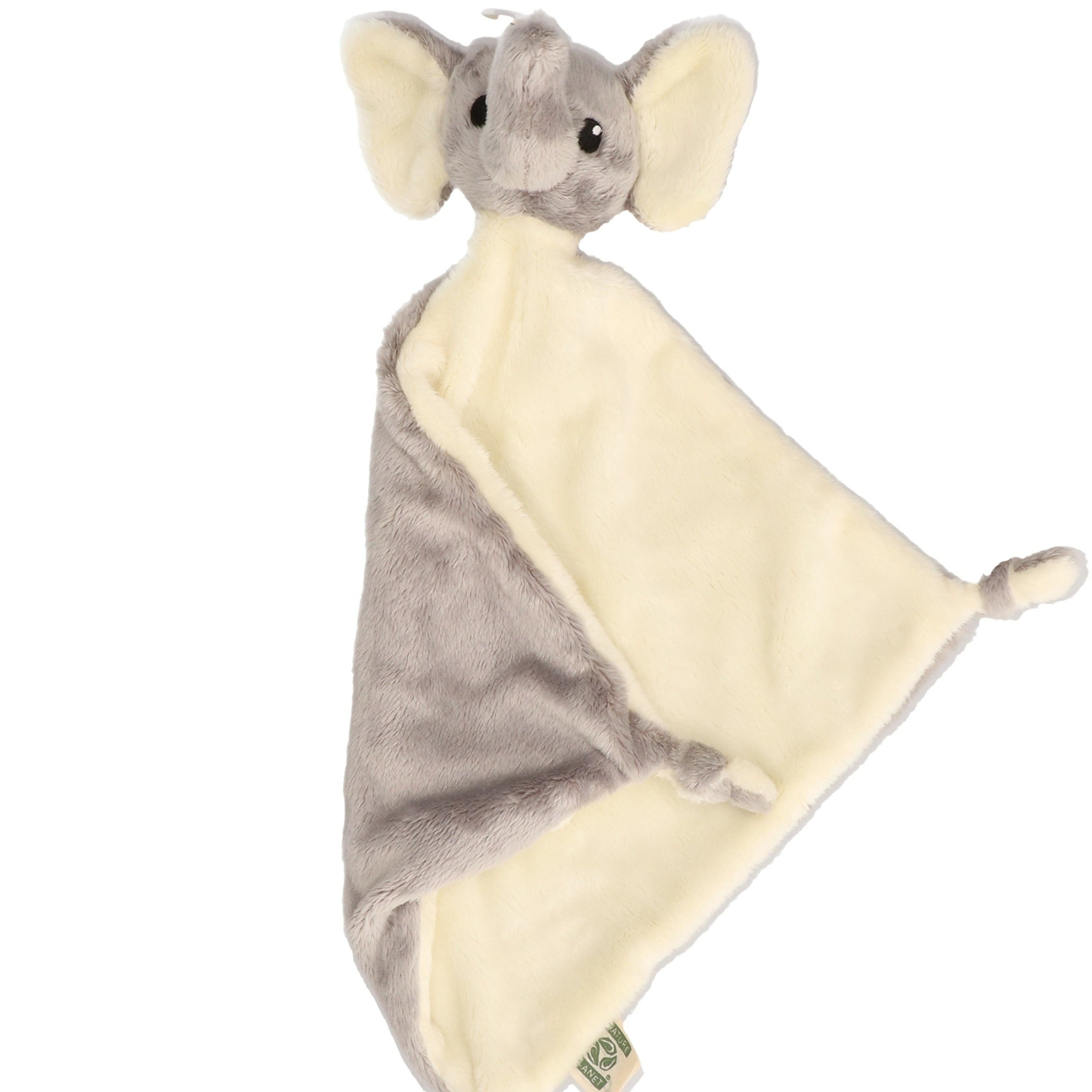 Pluche olifant knuffeldoekje - 40 x 40 cm - babyknuffel