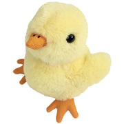 Inware kuikentje knuffel - pluche - geel - 15 cm - Pluchen speelgoed