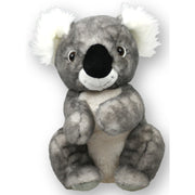 Inware koala knuffel - pluche - grijs - zittend - 22 cm - Pluchen speelgoed