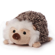 Inware egel knuffel - pluche - bruin - 14 cm - Pluchen speelgoed