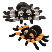 Pluche tarantula knuffel - 2 stuks - 22 cm - spin - Pluchen speelgoed