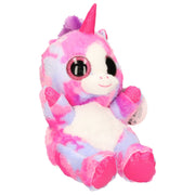 Keel Toys eenhoorn knuffel - pluche - regenboog - 25 cm - Pluchen speelgoed
