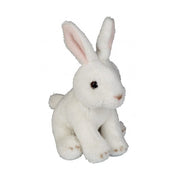 Ravensden pluche konijn knuffel - wit - 15 cm - Pluchen speelgoed