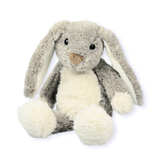 Inware konijn knuffel - grijs - zittend - 17 cm - pluche - Pluchen speelgoed