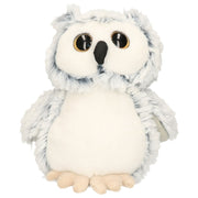 Uil knuffel grijs - zachte pluche - 17 cm zittend - Pluchen speelgoed
