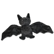 Inware vleermuis knuffel - pluche - zwart - 18 cm - Pluchen speelgoed