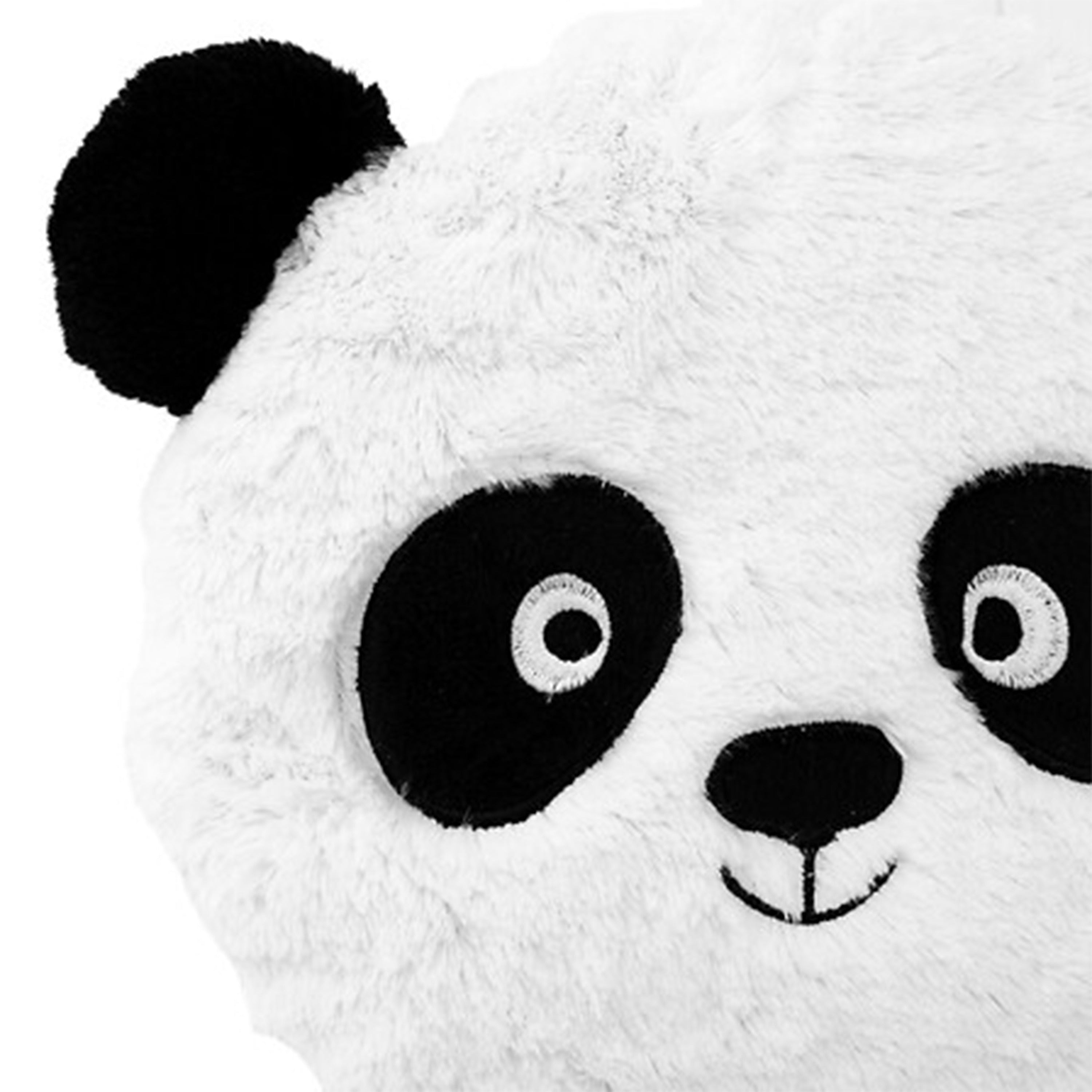dieren-sierkussen-kinderkamer-panda-beer-zwart-wit-27-cm-polyester_10461054-1