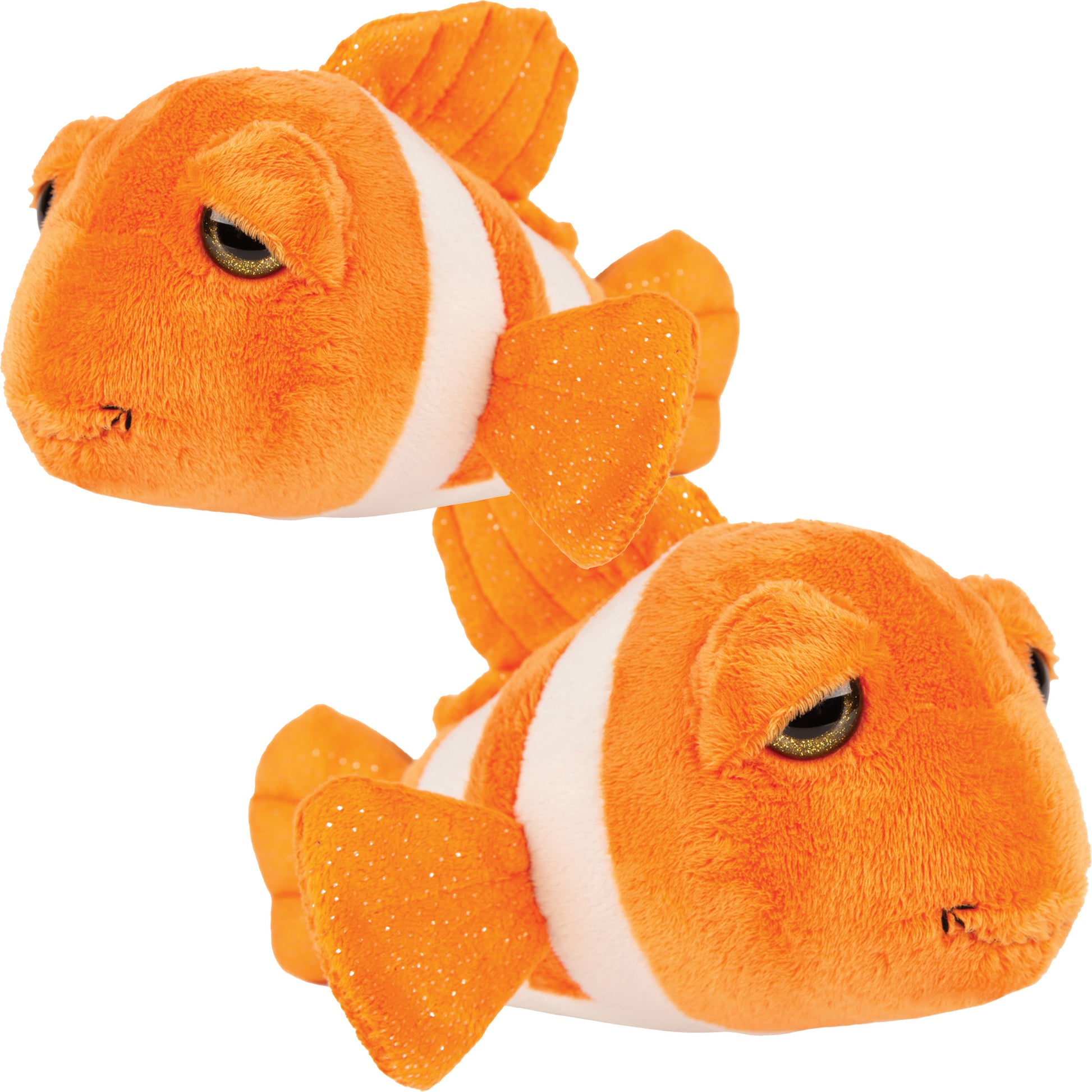 suki-gifts-clownvis-knuffeldier-set-pluche-oranje-25-en-15-cm_10408060