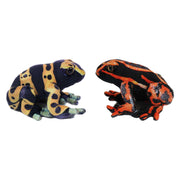 knuffeldier-kikkers-giftige-boomkikkers-2x-stuks-dieren-knuffels-rood-en-geel-24-cm_10432062