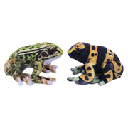 knuffeldier-kikkers-giftige-boomkikkers-2x-stuks-dieren-knuffels-groen-en-geel-24-cm_10432064