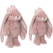 bukowski-pluche-knuffel-konijnen-set-2x-stuks-oud-roze-22-en-30-cm-luxe-knuffels_10408066