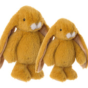 bukowski-pluche-knuffel-konijnen-set-2x-stuks-okergeel-22-en-30-cm-luxe-knuffels_10408068