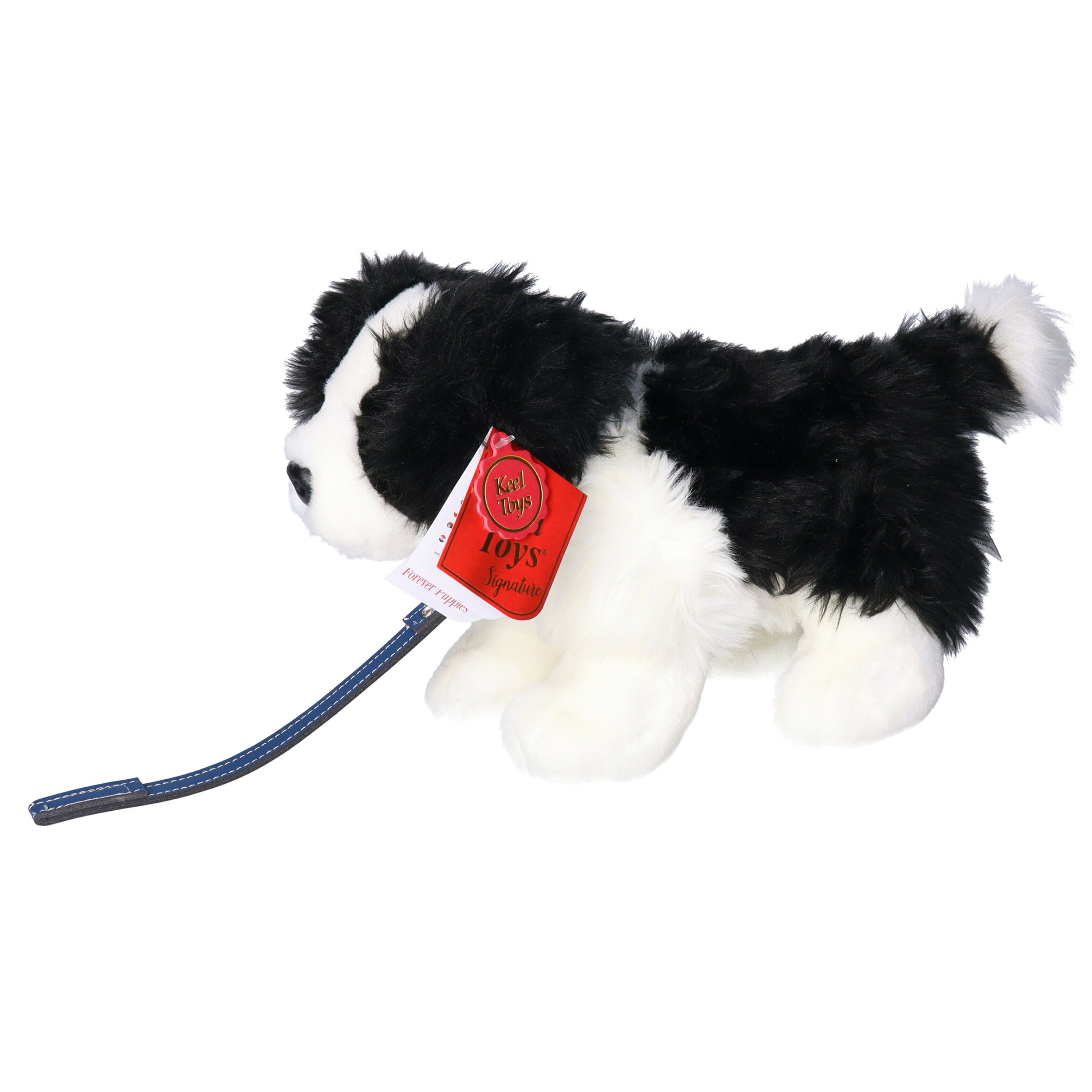 pluche-knuffel-hond-border-collie-met-riem-30cm-bruin_10390081-4
