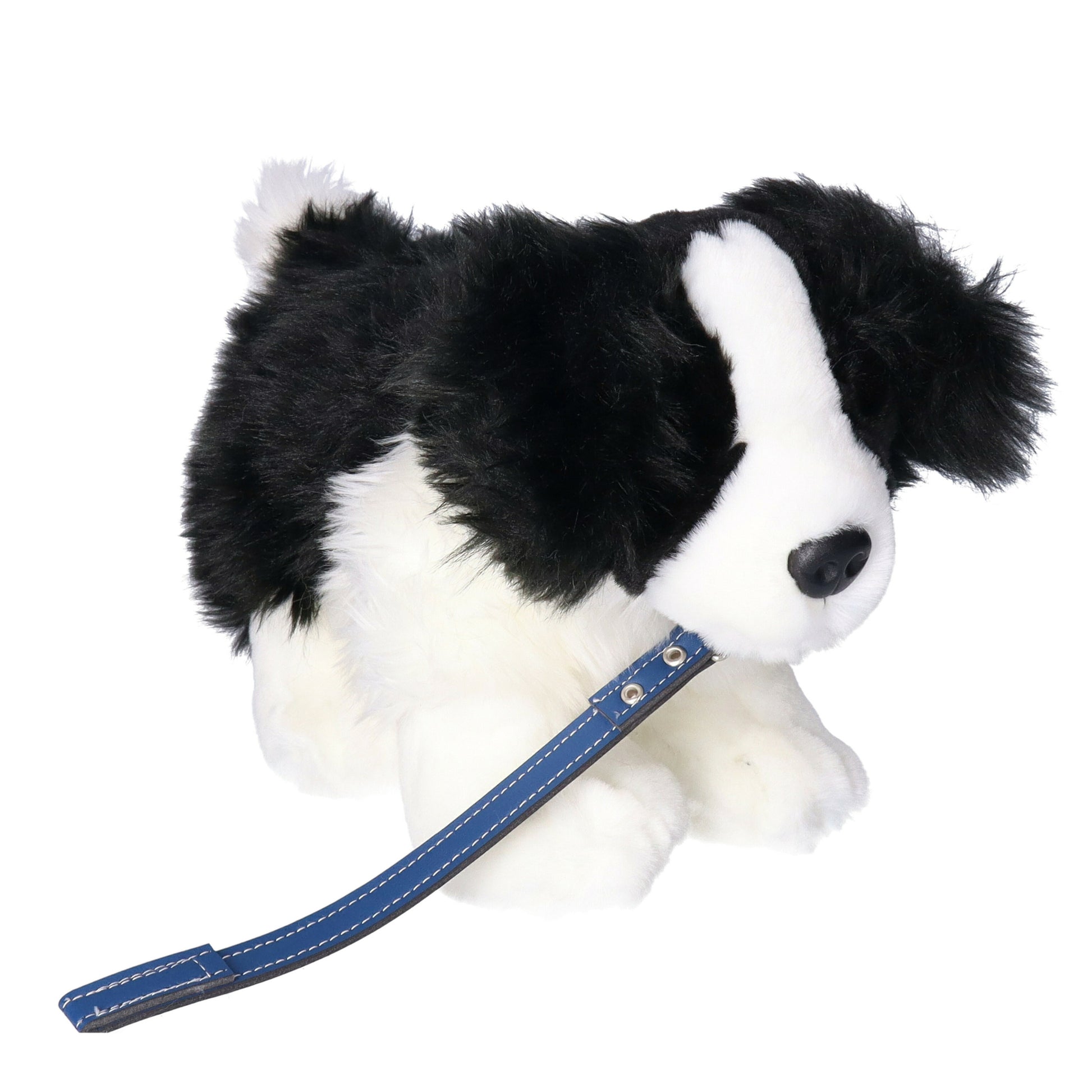 pluche-knuffel-hond-border-collie-met-riem-30cm-bruin_10390081-6