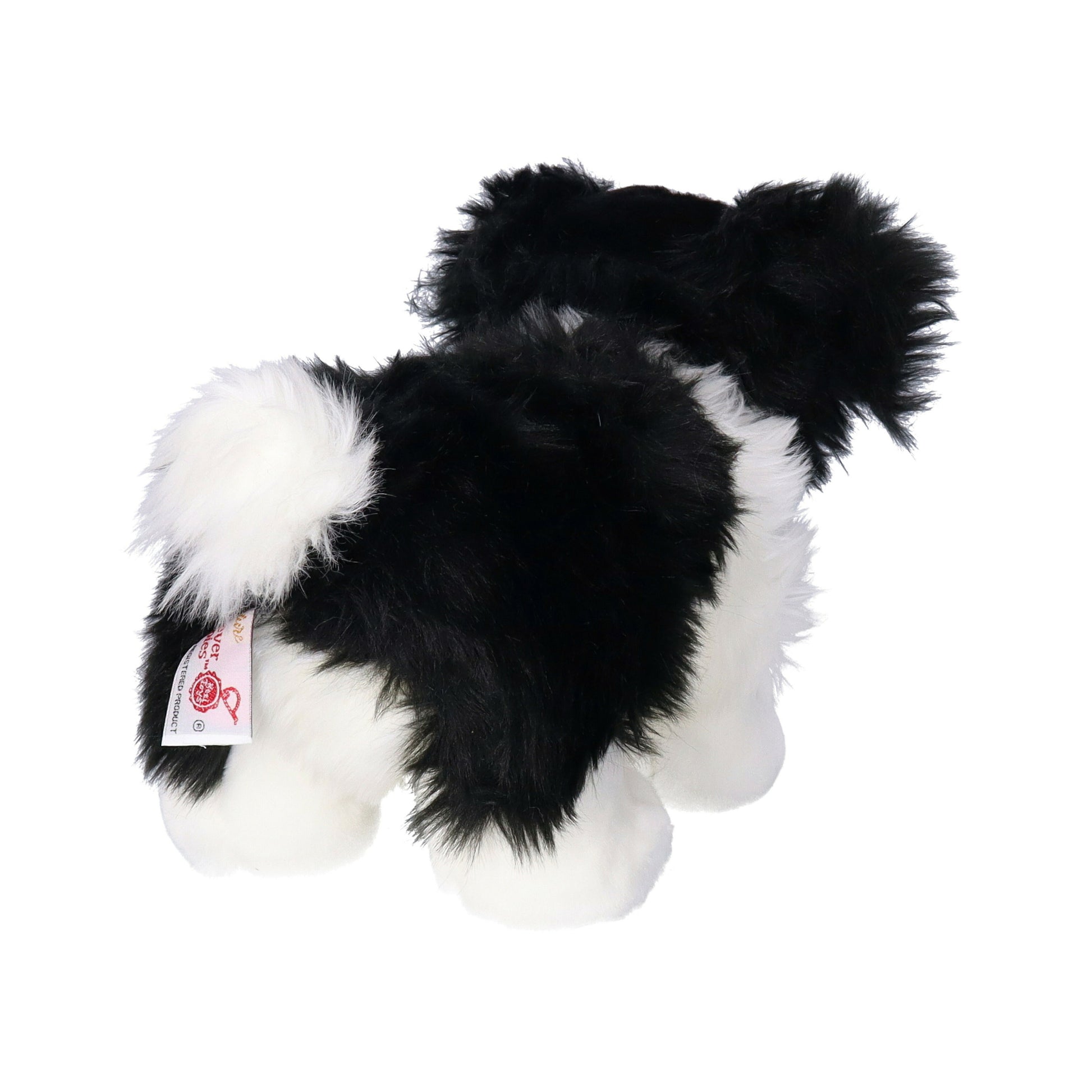 pluche-knuffel-hond-border-collie-met-riem-30cm-bruin_10390081-7