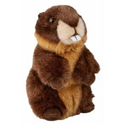 Ravensden bever knuffel - pluche - bruin - 18 cm - dierenknuffel - Pluchen speelgoed