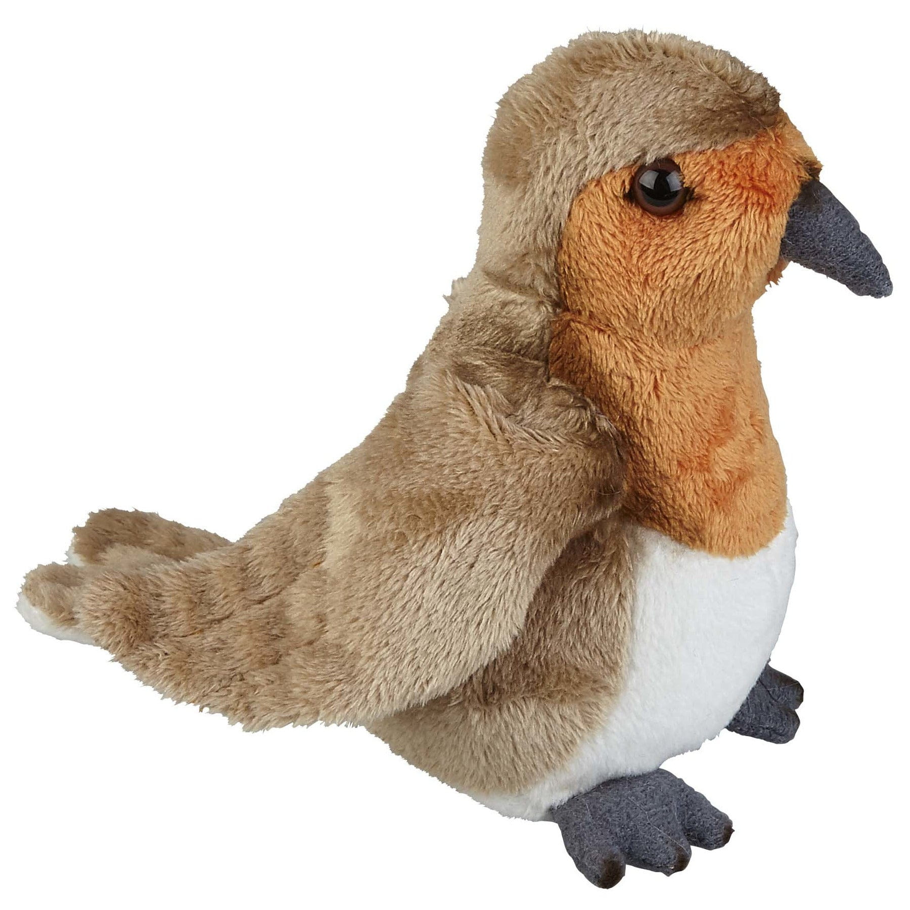 Ravensden roodborstje knuffel - pluche - 19 cm - multi - Pluchen speelgoed