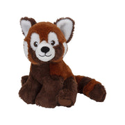 Nature Planet rode panda knuffel - pluche - 21 cm - speelgoed - Pluchen speelgoed