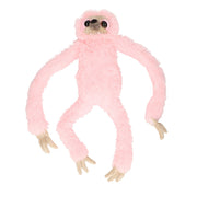 Nature Planet roze luiaard knuffel - pluche - 60 cm - bosdieren - Pluchen speelgoed