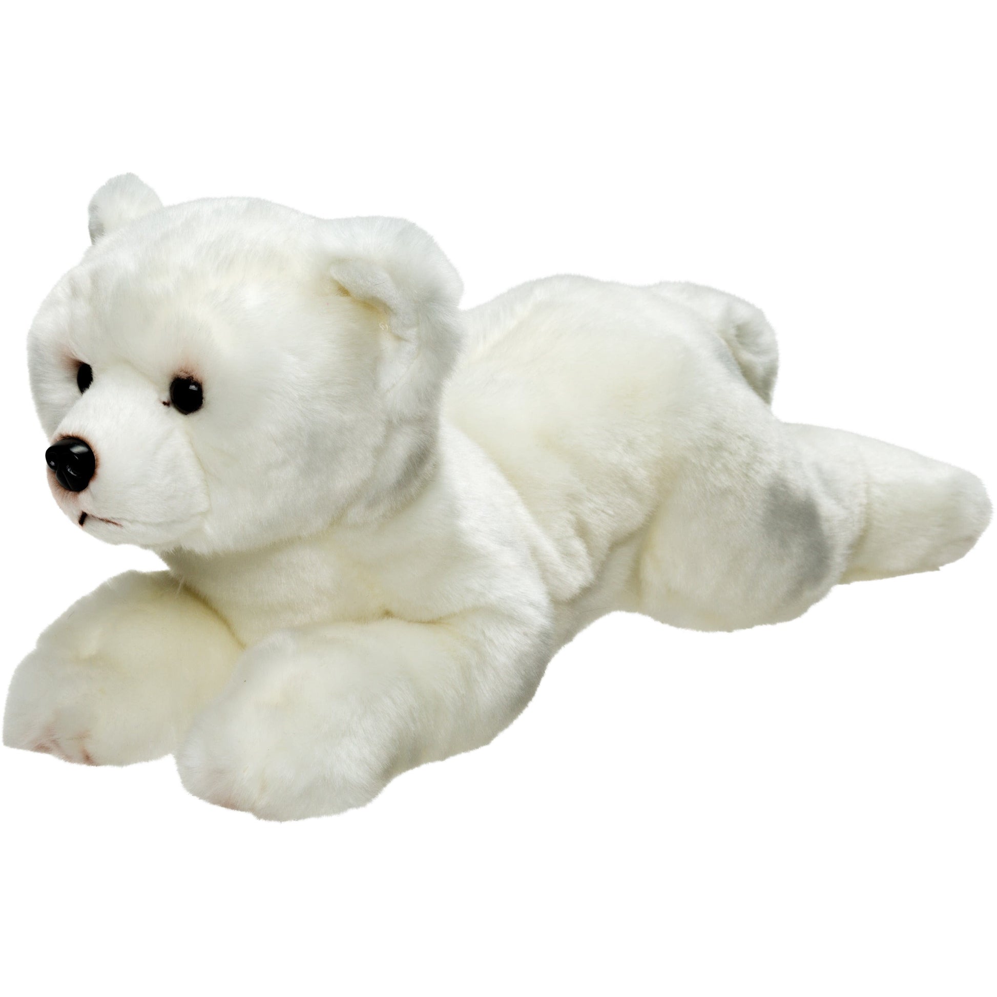 IJsbeer knuffel - pluche - wit - 33 cm - pooldier - Pluchen speelgoed
