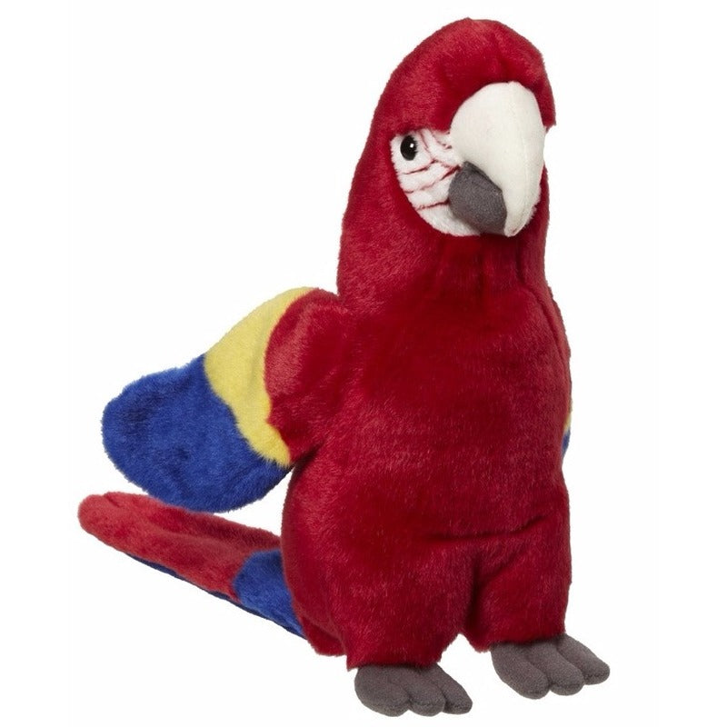 nature-planet-papegaai-knuffel-pluche-21-cm-rood-vogels-dierenknuffel_10041107-1