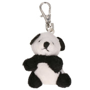 Nature Planet panda sleutelhanger - pluche - 5 cm - tasclip - Pluchen speelgoed