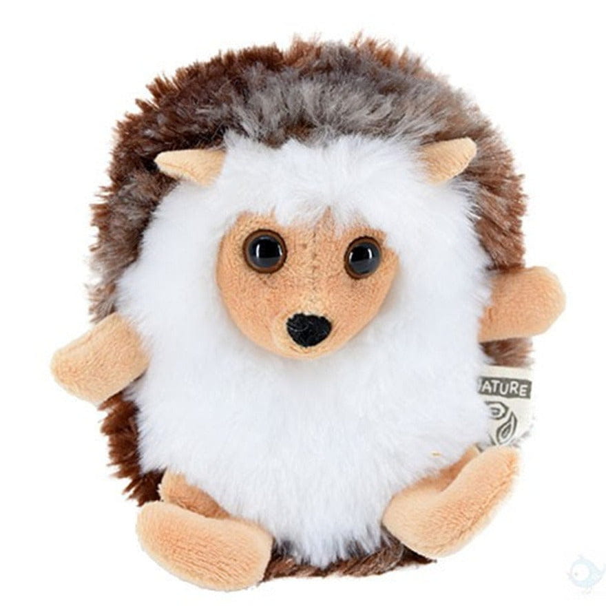 Nature Planet egel knuffel - pluche - 13 cm - dierenknuffel - Pluchen speelgoed