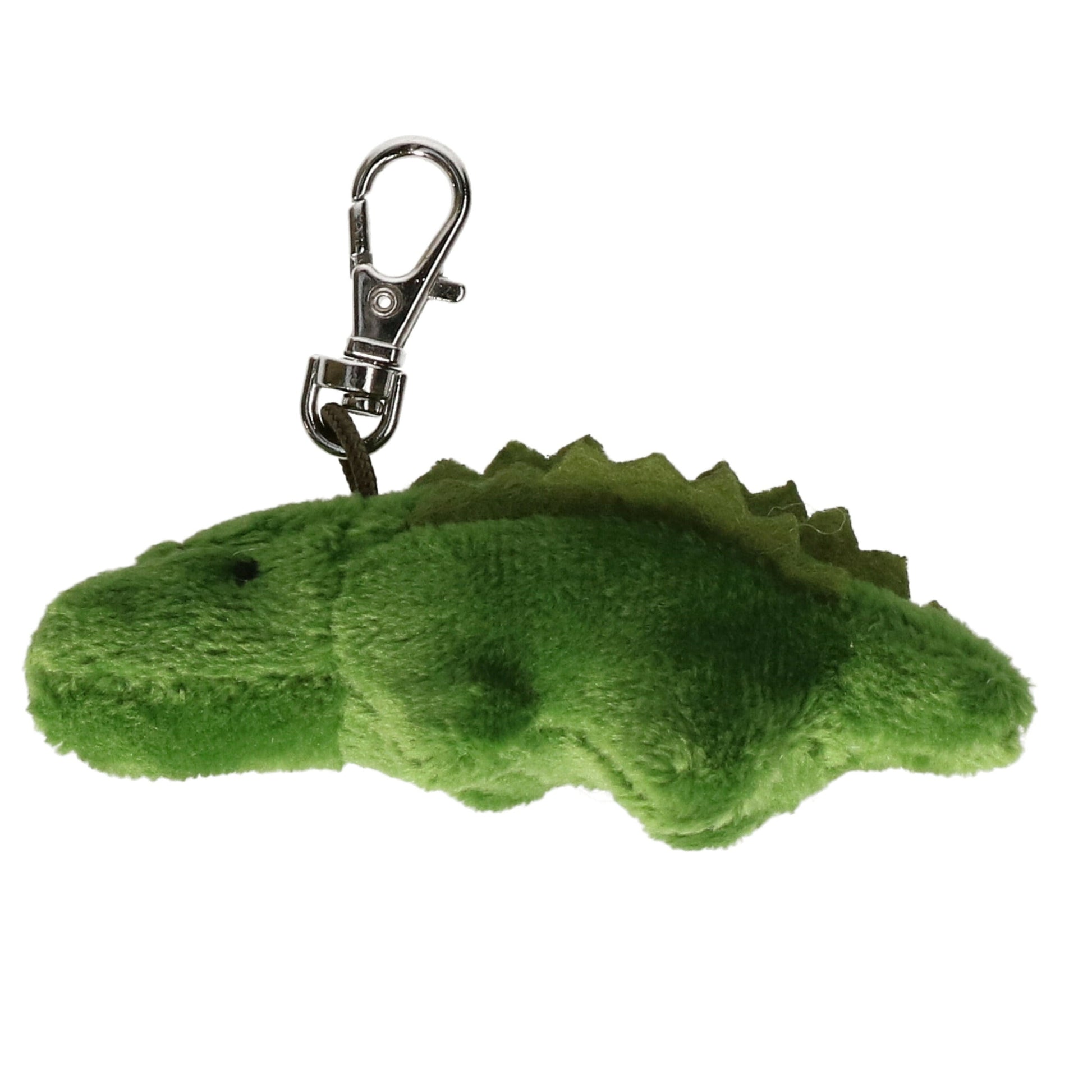 Nature Planet krokodil knuffel sleutelhanger - pluche - 6 cm - Pluchen speelgoed