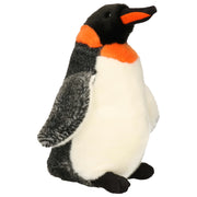 Nature Planet koningspinguïn knuffel - zwart/wit - 28 cm - pluche - pinguïn - Pluchen speelgoed