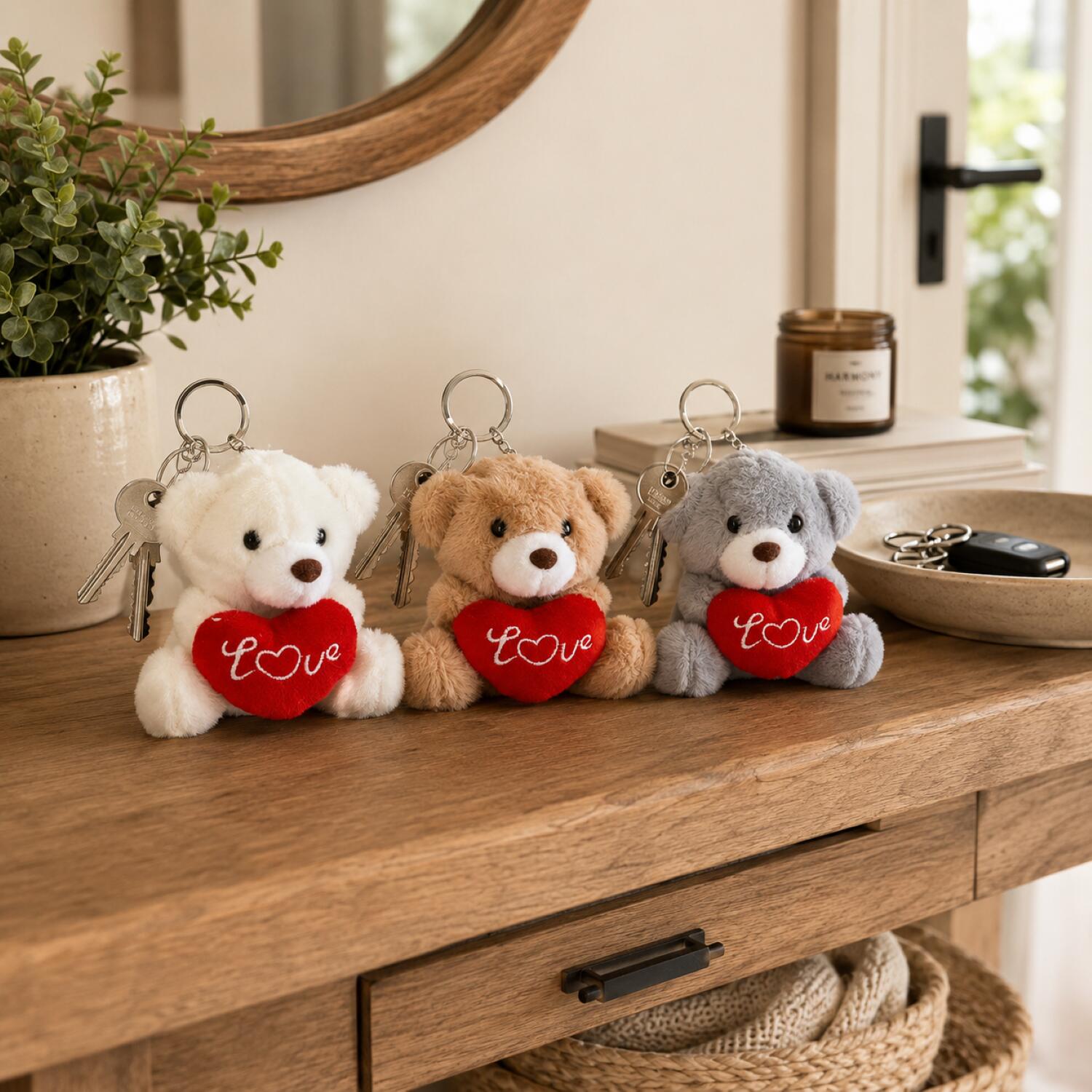 cepewa-sleutelhanger-beertje-love-grijs-h10-cm-pluche-knuffelbeer-valentijnsdag_10499115-3