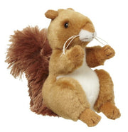 Pluche eekhoorn knuffel - 11 cm - bruine knuffel - Pluchen speelgoed