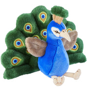 Ravensden pauw knuffel - pluche - 32 cm - vogelknuffel - Pluchen speelgoed