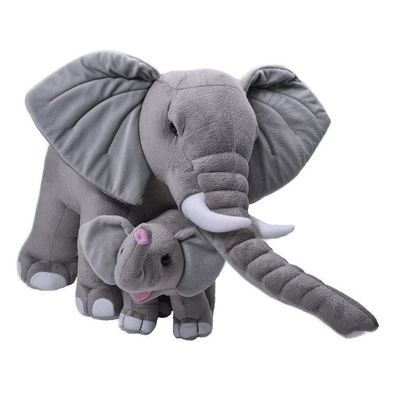 pluche-olifant-met-kalfje-knuffels-grijs-76-cm-dierenknuffel_10182117