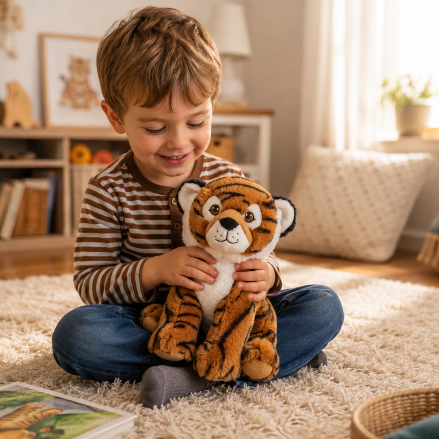 nature-planet-tijger-knuffel-pluche-bruin-25-cm_10316119-2